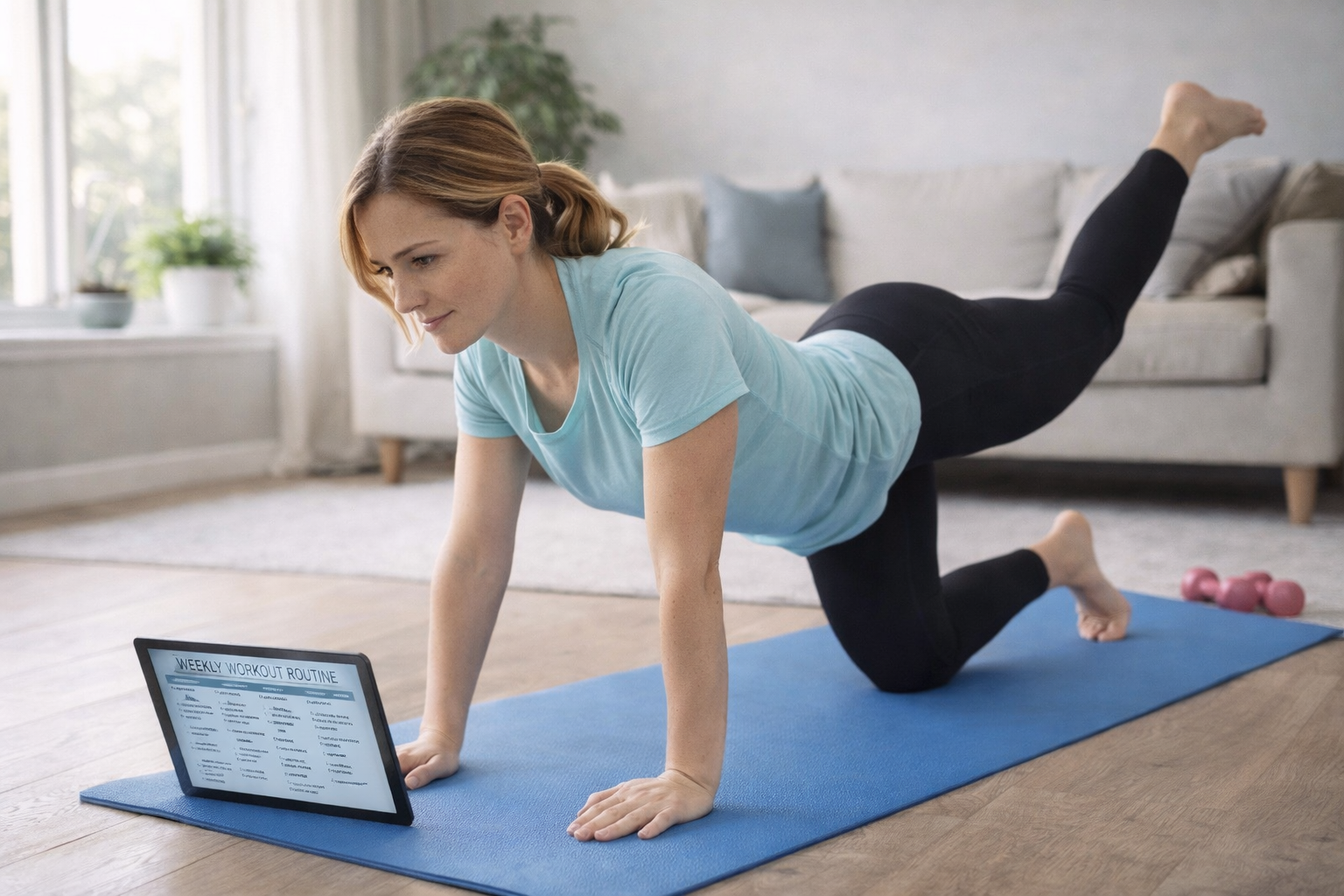 7 Day Beginner Home Workout Plan: Free & Easy Weekly Schedule for Beginners